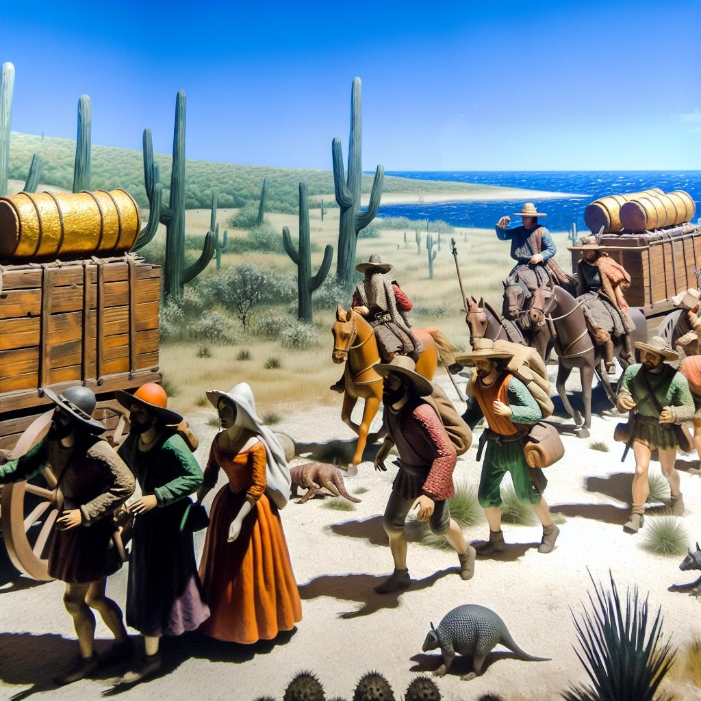 How Spanish Expeditions Brought Gold to Texas
