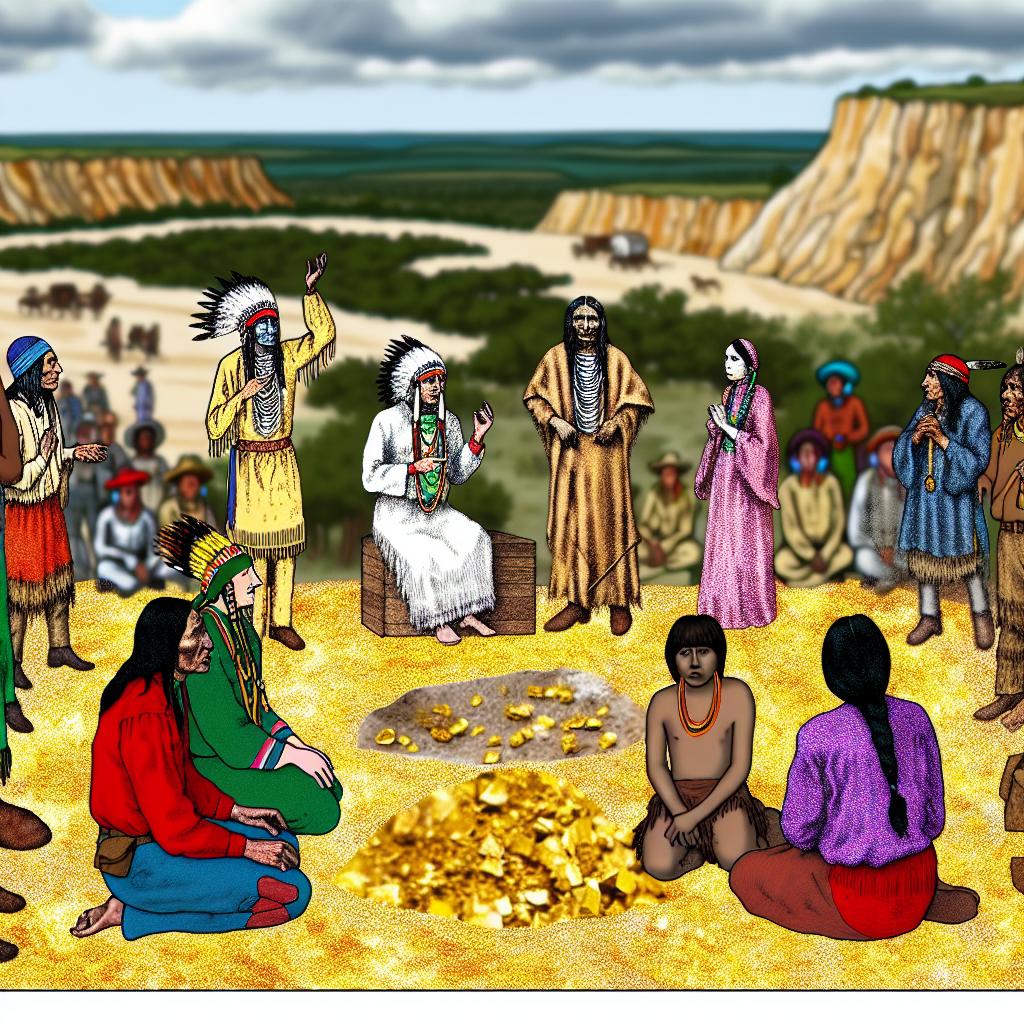 The Role of Native American Tribes in Texas Gold Myths
