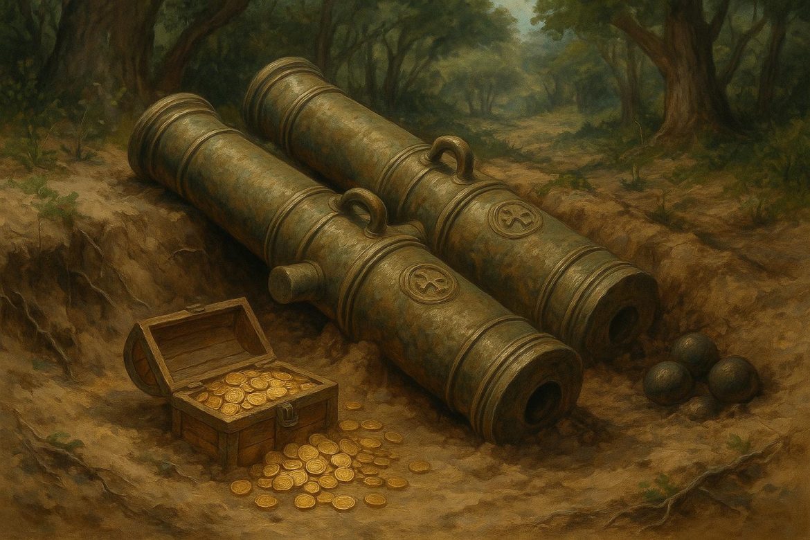 The Mystery of the Buried Spanish Cannons and Their Riches